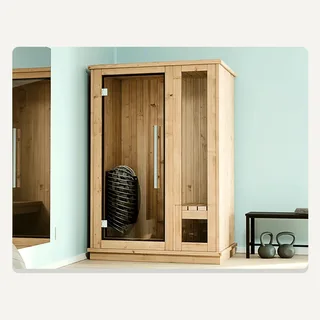 Image: almostheaven.com Almost Heaven Logan 1 Person Indoor Sauna