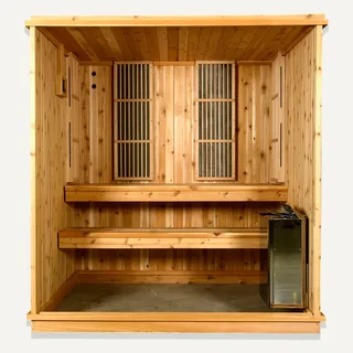 Image: almostheaven.com Almost Heaven Rainelle 4 Person Indoor Sauna