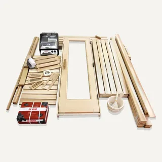 Baltic Leisure 4 × 4 Silver Series Pre-cut Sauna Package