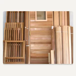 Cedar Brook Sauna Modular (Pre-FAB) Sauna Kit / Sauna Materials Package