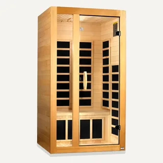 Image: goldendesigninc.com Dynamic Saunas Gracia 1–2 Person (DYN-6119-01)