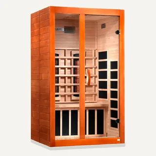 Image: goldendesigninc.com Dynamic Saunas Santiago 2 Person Full Spectrum (DYN-6209-03)