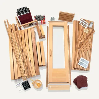 Finlandia Sauna Precut Sauna Package FPC46 (4 × 6 ft)