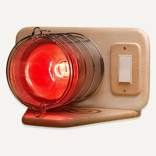 Image: notes.nicolasdeville.com SaunaSpace Glow Infrared Therapy Light