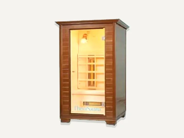 Image: therasage.com Therasage Full Spectrum Infrared Wooden Sauna, 1-Person